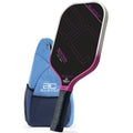 Blue Cut Pickleball Paddle – USAPA Approved with 16mm Honeycomb Core, T700 Carbon, Spin Surface, Carry Bag (Pink Variation)