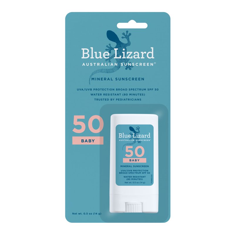 Baby Mineral Sunscreen Stick SPF 50 - Zinc Oxide, Water-Resistant, Travel Size