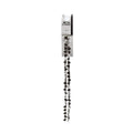 Silver Alloy Heart Bead Strand - 15 Inch Jewelry Making Supplies, 2 Pieces
