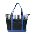 Unisex Striped Tote Bag for Shopping & Travel - Spacious & Trendy