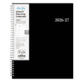 Academic Year Planner Calendar 2026-2027 Weekly & Monthly, 8.5x11, Wirebound, Laminated Tabs