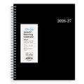 Academic Year Planner Calendar 2026-2027 - Weekly & Monthly Schedule, 8" x 10.875", Wirebound, Laminated Tabs
