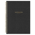 Charcoal Wirebound Notebook 5.75x8.5 - Professional Office Journal