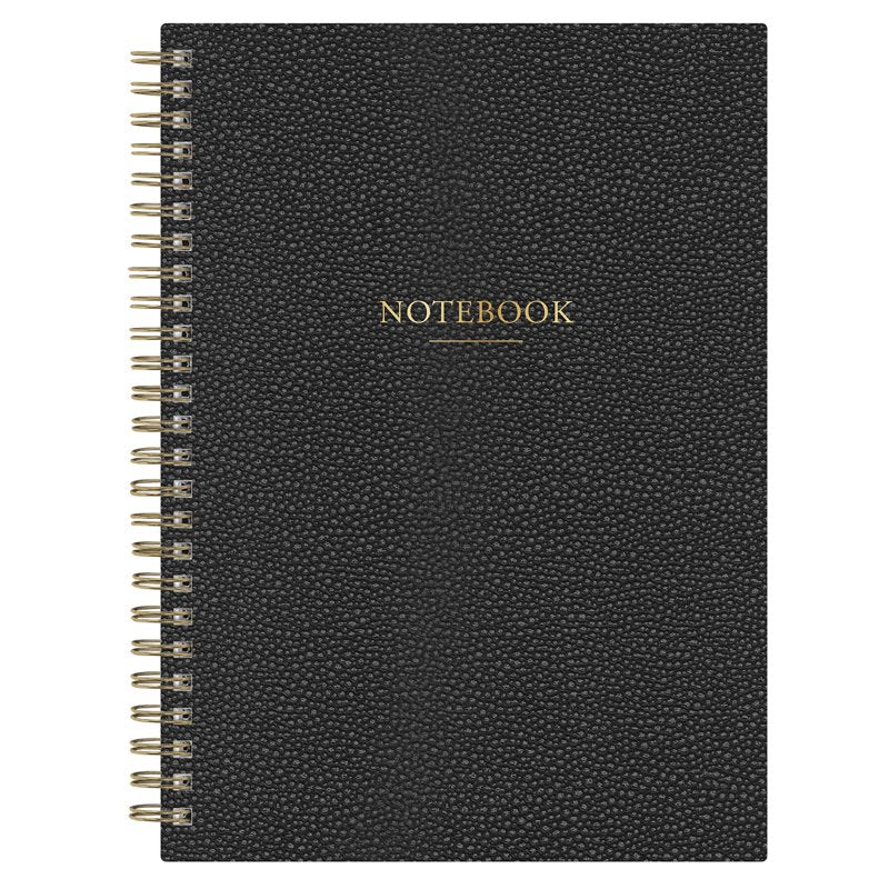 Charcoal Wirebound Notebook 5.75x8.5 - Professional Office Journal