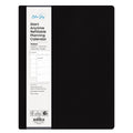 Blue Sky Perpetual Monthly Weekly Planner 8.5x11 Faux Leather Black