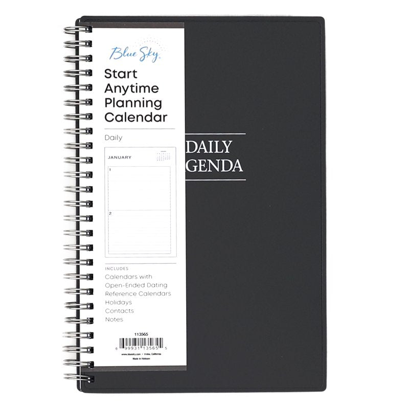 Blue Sky Perpetual Non-Dated Daily Planner 5.5 x 8.5 Passages