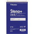 Wirebound Steno Pad with Front Ruling - 6 x 9 Inches, 350 Sheets, Pack of 10