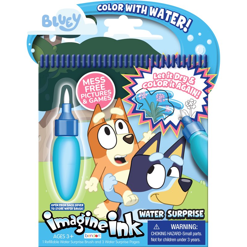 Bluey Water Surprise Boards Set - Mess-Free Coloring for Kids