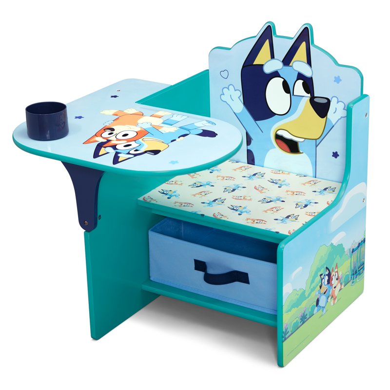 Bluey Chair Desk with Storage Bin by Delta Children - Bluey Variation