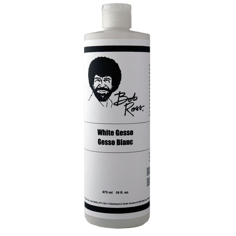 White Gesso Primer for Canvas 473ml - Suitable for Oil & Acrylic Painting