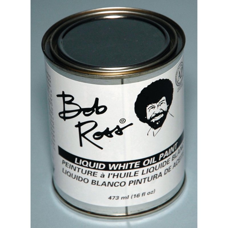 Liquid Base Coat for Oil Painting - White 16 oz. | Smooth Blending Medium