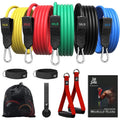 Resistance Bands Set Up to 150 lbs with Handles & Carry Case for Strength & Yoga