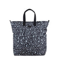 Convertible Tote Backpack for Women - Gray Leopard, Multi-Use & Spacious
