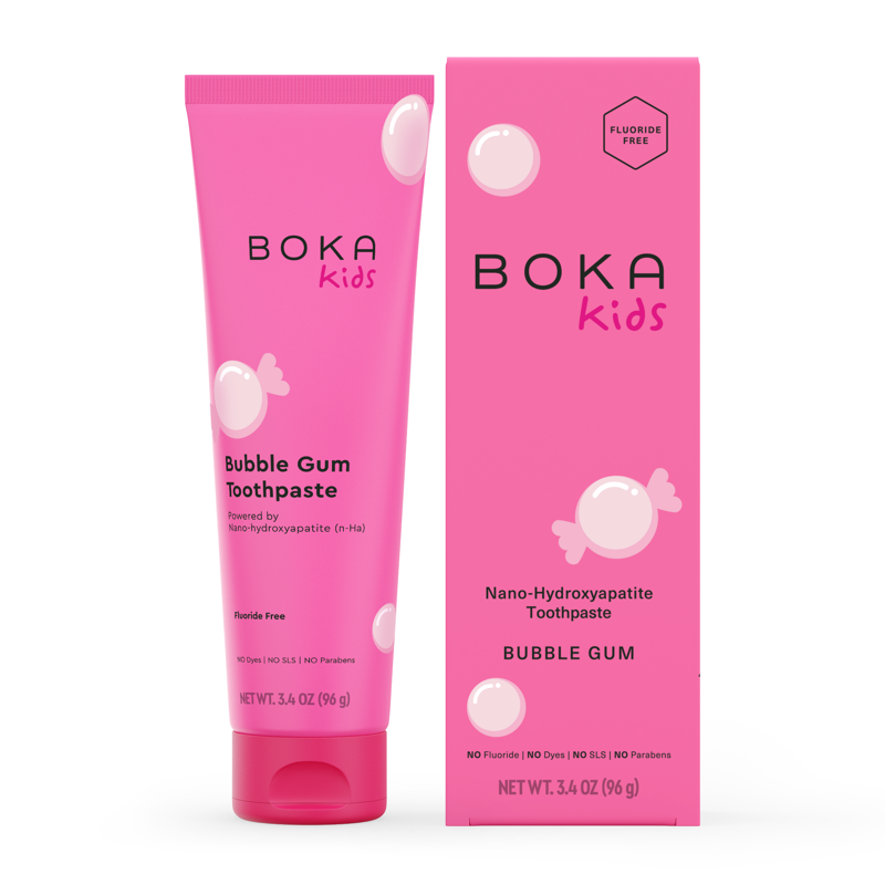 Kids Bubblegum Fluoride-Free Toothpaste with Nano-Hydroxyapatite 3.4oz