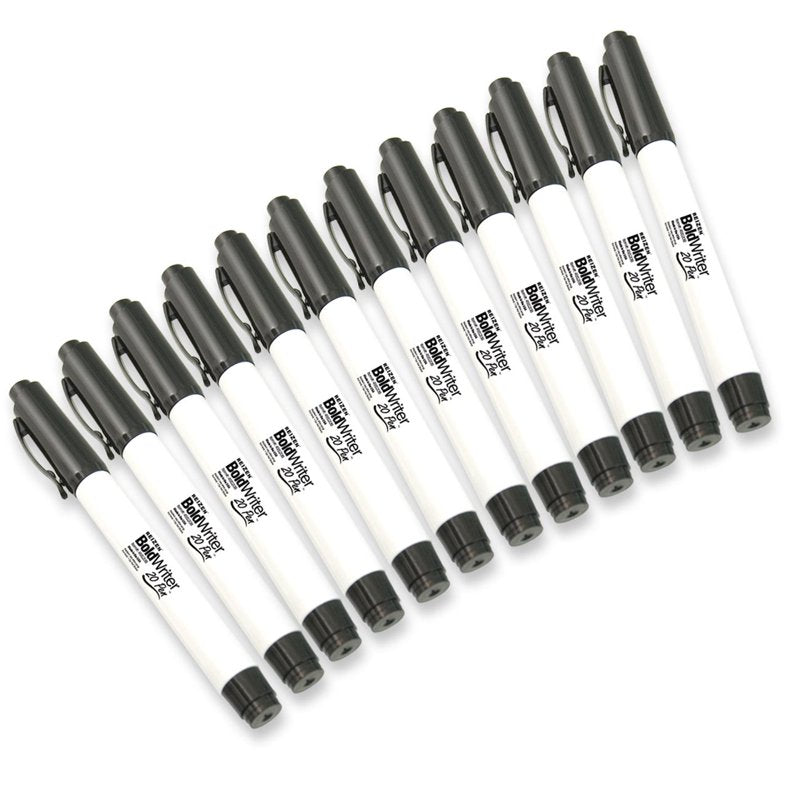 BoldHigh-Visibility Black Pen - 12 Pack for Low Vision & Large Print