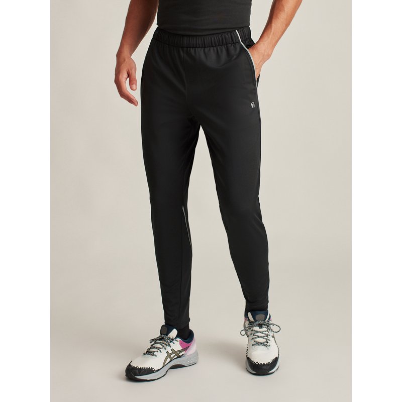 Men's Running Pants with Reflective Details - Athletic Fit, Stretch Fabric, 30 Inseam