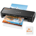 9-Inch Thermal Laminator Machine with 20 A4 Laminating Sheets for Home & Office Use