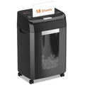 Heavy Duty Cross Cut Paper Shredder 18-Sheet Office Shredder with 60-Minute Runtime