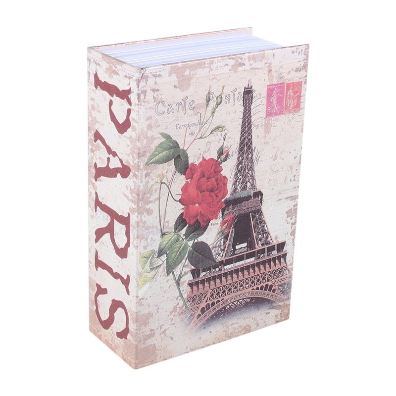 Portable Hidden Book Safe - Dictionary Style Security Lock Box for Jewelry Cash & Valuables