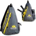 Charcoal Boomer Pickleball Sling Bag with Paddle Storage, 3 Zipper Compartments