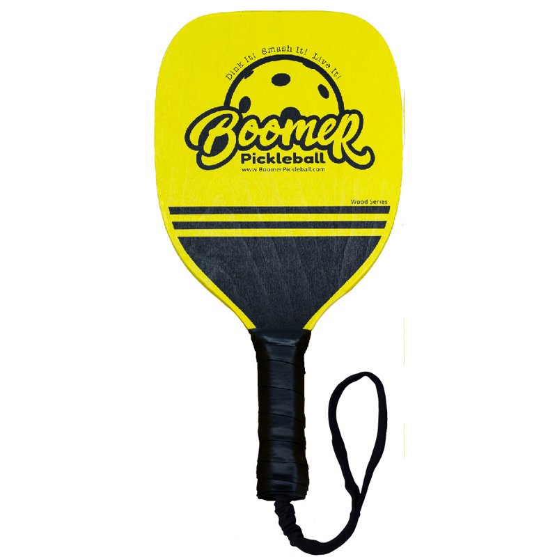 Boomer Wood-Series Pickleball Paddle - Dink Yellow (Variation of THIS listing)