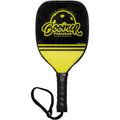 Boomer Wood Series Pickleball Paddle 7-Ply Maple with Cushion Grip & Wrist Strap — Smash Black