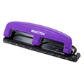 Office Hole Puncher 12 Sheet Capacity with EZ Squeeze Technology - Metal Construction
