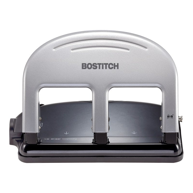 Three-Hole Puncher 40 Sheet Capacity with EZ Squeeze Technology - All-Metal Design