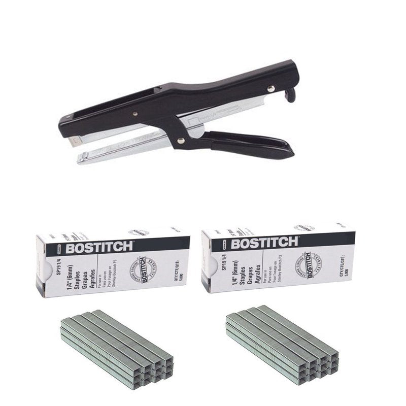 Industrial Pliers Stapler Heavy Duty Staples 2 Boxes Included