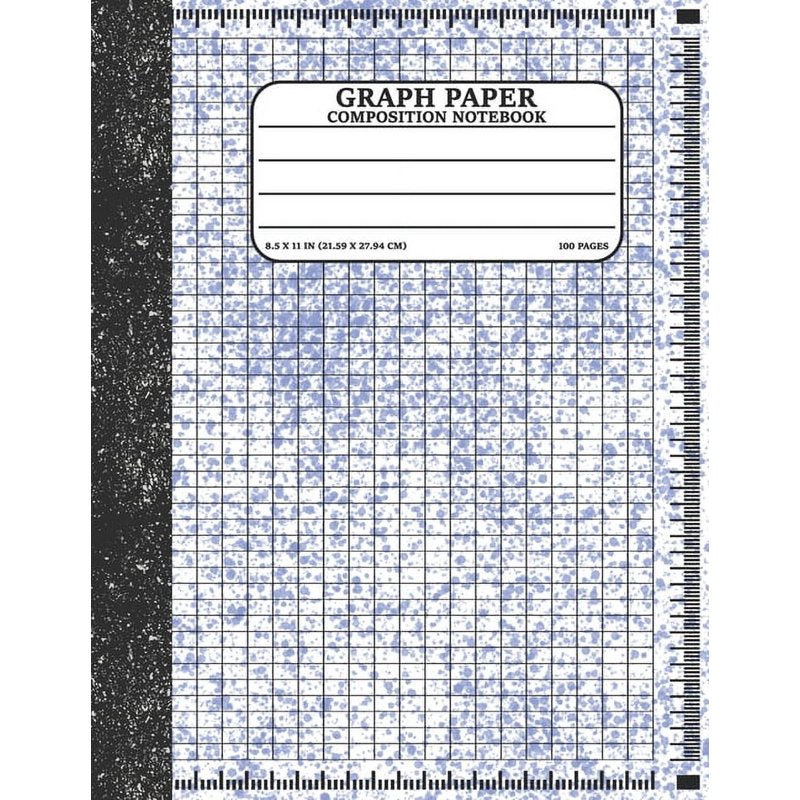 Graph Paper Composition Notebook 8.5 x 11 100 Pages for Math Science Students