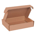 Kraft and White Corrugated Shipping Boxes - Pack of 100+ Small Business Mailers