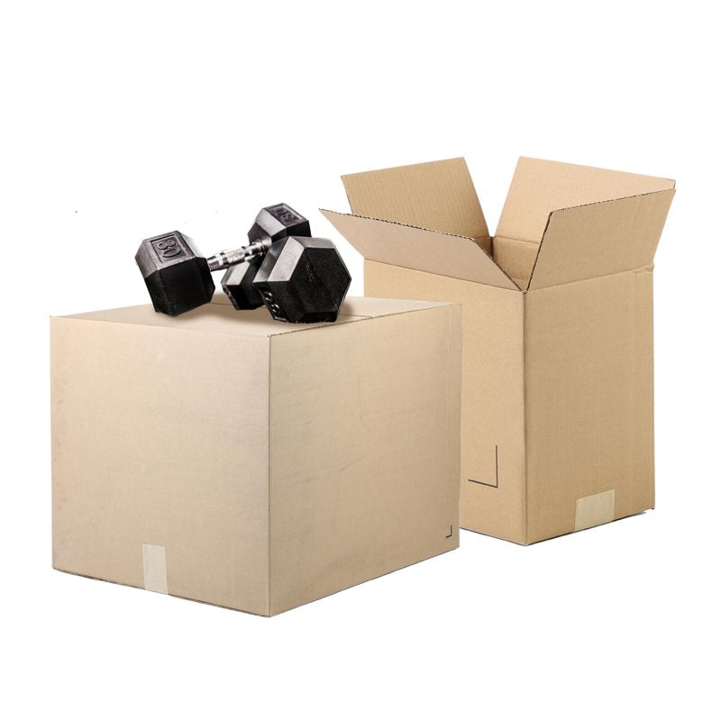 Heavy Duty Corrugated Cardboard Shipping Boxes - 25 Pack Eco-Friendly Moving & Storage Solutions