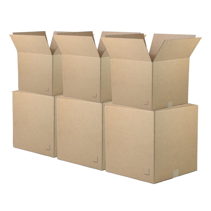 Large Moving & Storage Boxes Pack - 18x18x18 Inch Corrugated Cardboard, Eco-Friendly, Recyclable