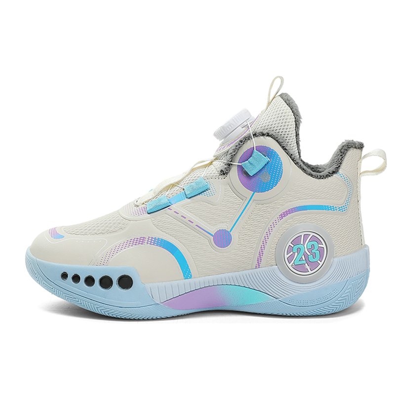 Kids Lightweight Breathable Basketball Shoes for Boys and Girls - High Top Sneakers