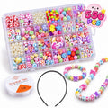 Rainbow Jewelry Making Kit for Bracelets, Necklaces & Accessories - DIY Craft Set
