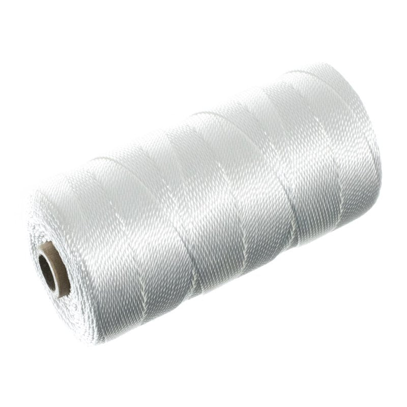 Braided Nylon Mason Line 18 - Oil & Moisture Resistant Twine for Masonry, Gardening, Crafting