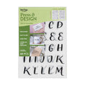Rub-On Transfer Letters Set - Casual Font for Crafts and DIY Projects