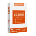 Bright White Multipurpose Printer & Copy Paper - 8.5 x 14 Legal Size - 70lb 28lb Bond - 100 Sheets