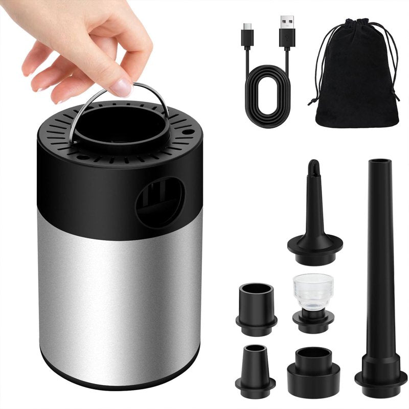 Rechargeable Mini Electric Air Pump with 5200mAh Battery for Inflatables & Air Mattresses