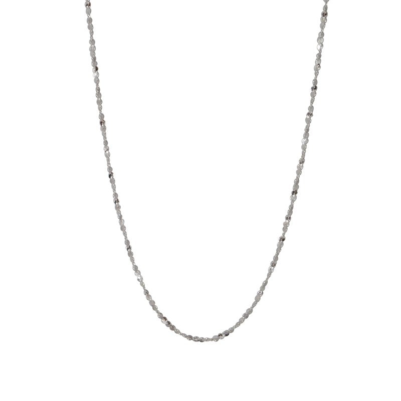 Sterling Silver Serpentine Necklace 20 Inch Made in Italy Jewelry