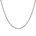Sterling Silver Singapore Necklace 24 Inch - Elegant Jewelry for Layering and Daily Wear