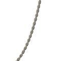 Sterling Silver Rope Chain Necklace - 20 Inch Italy Crafted Jewelry