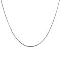Sterling Silver Round Snake Necklace 20 Inch - Elegant Italian Jewelry