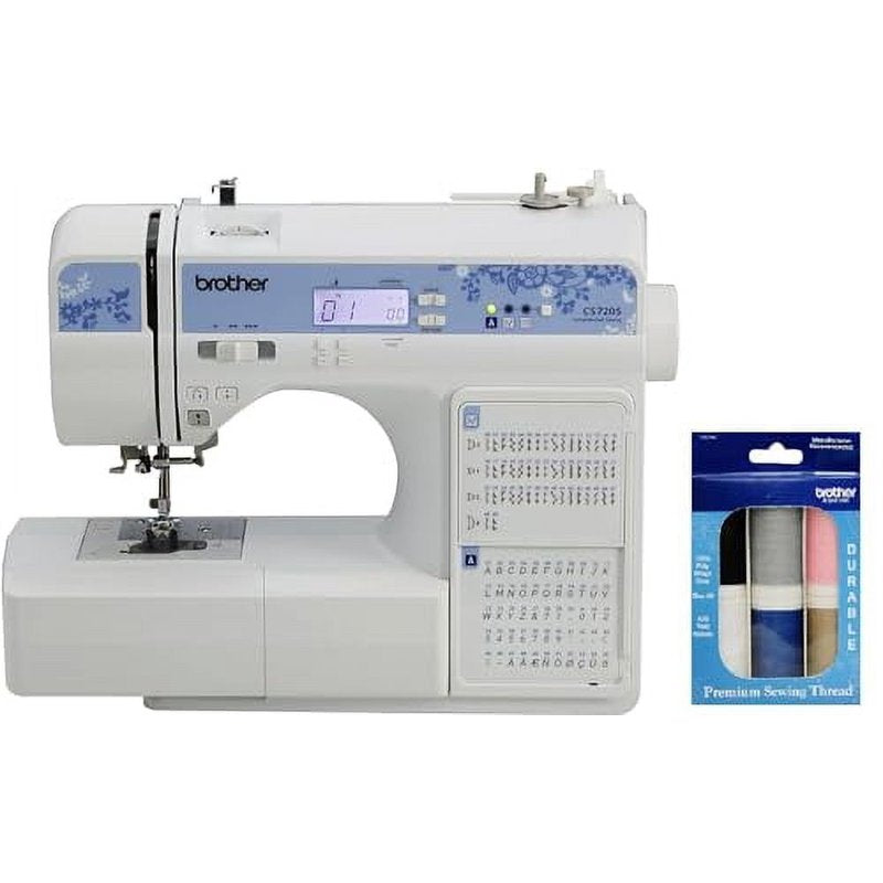 Computerized Sewing Machine with Wide Table, 150 Stitches, Included Thread Pack