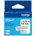 Brother Genuine Black on Clear Label Tape - ½ inch x 13.1 ft for P-touch Label Makers