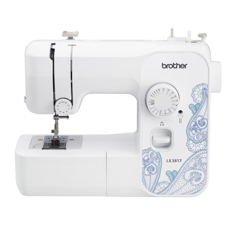 Mechanical Sewing Machine with 17 Stitches Portable White for Beginners