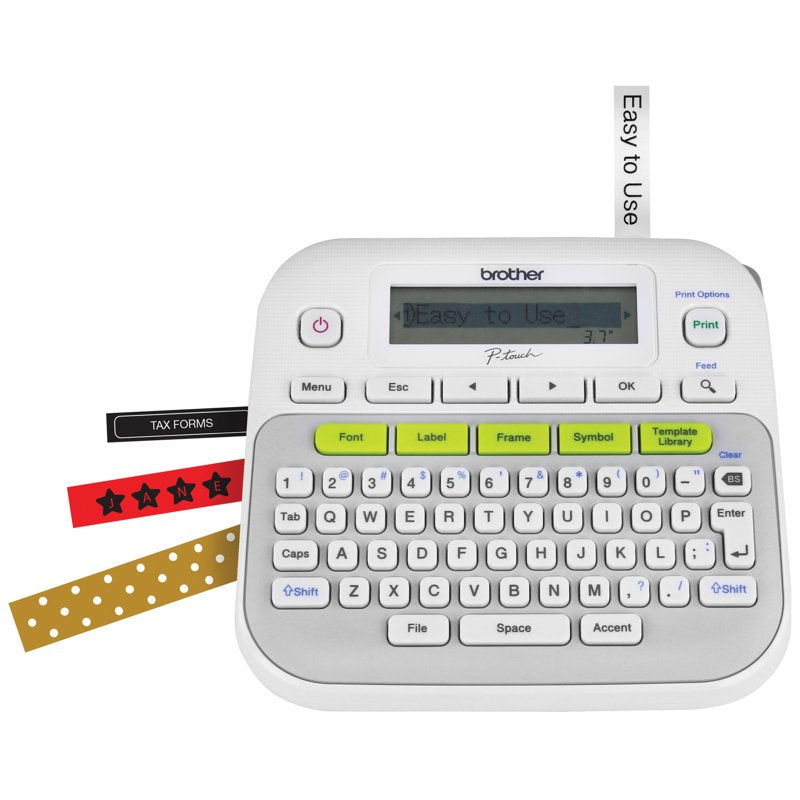 Label Maker with 27 Templates & Custom Font Styles - Portable Office & Home Use