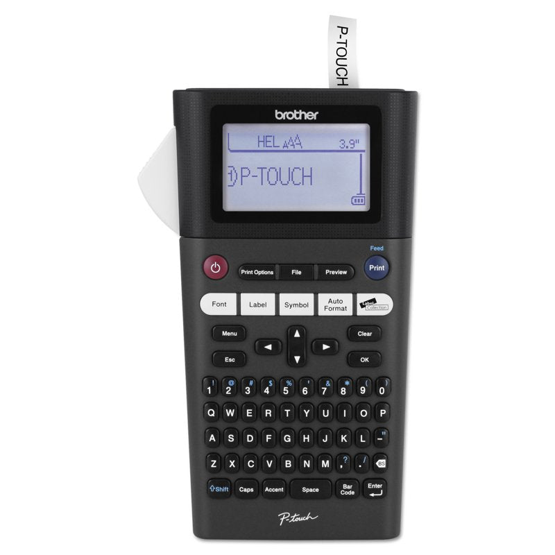 Handheld Label Maker with One-Touch Formatting and Custom Printing