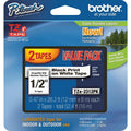 Brother TZe-2312PK Label Tapes for P-Touch Labelers, 2 Pack