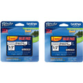Brother P-Touch Label Tape (TZ-231) 4 Pack - Durable Laminated Indoor & Outdoor Labels